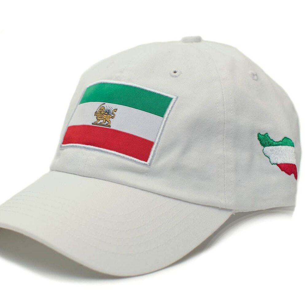 Persia Iran Iranian Hat Flag Applique Embroidered Buckle کلاه شیروخورشید